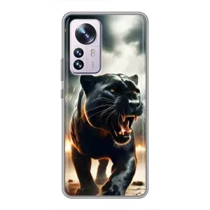 Чехол с принтом «Черная пантера» для Xiaomi 12 / 12X