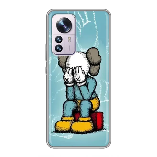 Чехол с принтом «Плач Bearbrick» для Xiaomi 12 / 12X