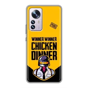 Чехол PUBG для Сяоми 12 / 12х (AlphaPrint) (Pubg шлем)
