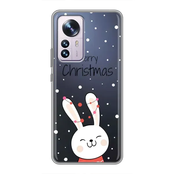 Чохол з принтом «Різдвяний заєць» для Xiaomi 12 / 12X