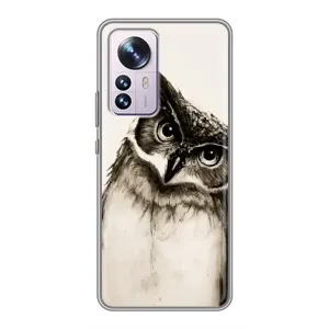 Чехол с птицами на Xiaomi 12 / 12X (VPrint) (Сова)