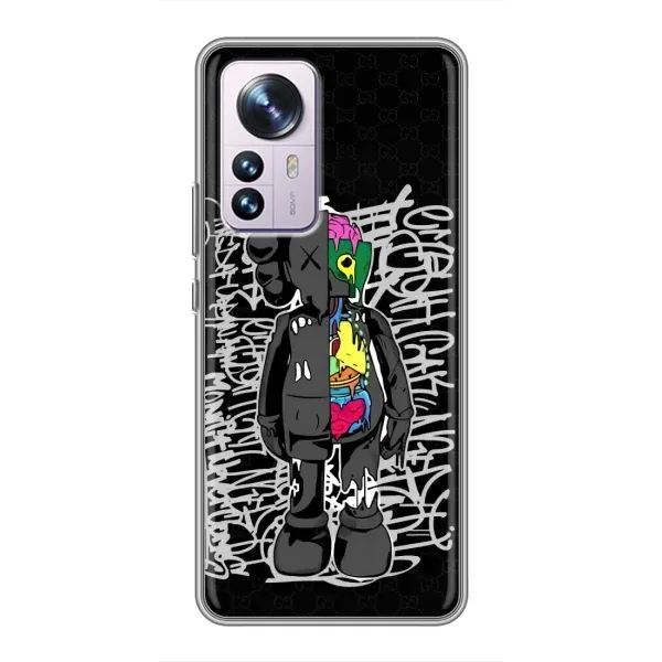Чехол с принтом «Стиль Bearbrick» для Xiaomi 12 / 12X