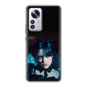 Чехлы Венсдей на Xiaomi 12 / 12X Уэнсдей (AlphaPrint) (взгляд Уэнздей)