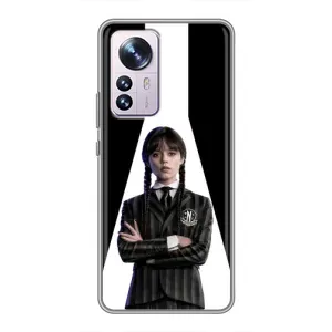 Чехлы Венсдей на Xiaomi 12 / 12X Уэнсдей (AlphaPrint) (W-Wednesday)