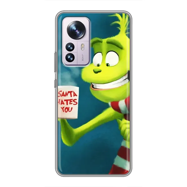 Чехол с принтом «Зеленый Гринч» для Xiaomi 12 / 12X Чехол с принтом «Зеленый Гринч» для Xiaomi 12 / 12X