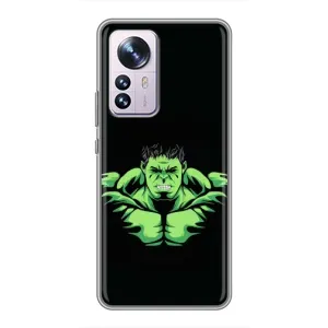 Чехлы с героями Марвел Xiaomi 12 / 12X (VPrint) (Зелёный Халк)