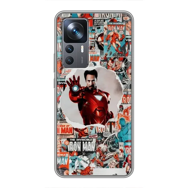 Чехол с принтом «Айронмен» для Xiaomi 12T Pro