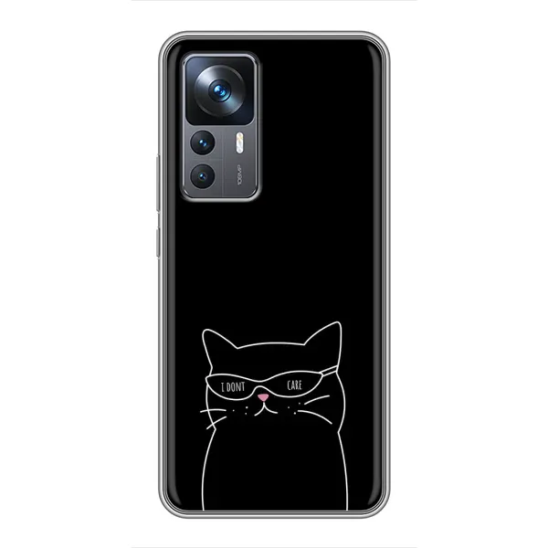 Чехол с принтом «Равнодушный кот» для Xiaomi 12T Pro