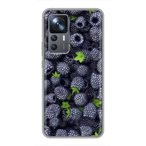 Чехлы с Фруктами для Xiaomi 12T Pro (VPrint) (Ежевика)
