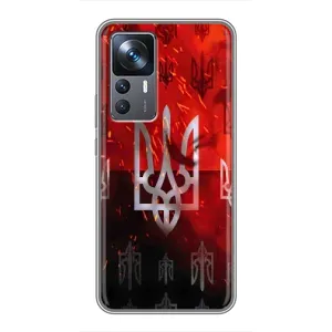 Украинские Чехлы для Xiaomi 12T Pro с картинкой УПА (AlphaPrint) (ГЕРБ УПА)