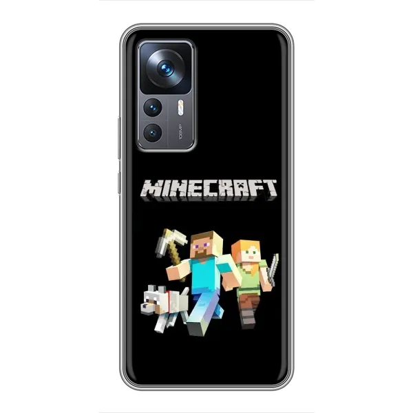 Чехол с принтом «герои Minecraft» для Xiaomi 12T Pro Чехол с принтом «герои Minecraft» для Xiaomi 12T Pro