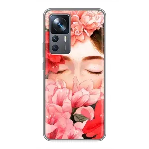 Чехлы (ART) Цветы на Xiaomi 12T Pro (VPrint) (Очі в квітах)