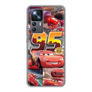 Силиконовый чехол Маквин для Xiaomi 12T Pro (Коллаж Молния Маквин)