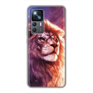 Чехол со Львом для Xiaomi 12T Pro (VPrint) (Красочный Лев)