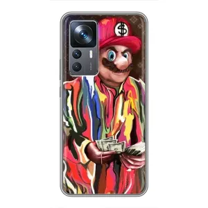 Брендновые Чехлы для Xiaomi 12T Pro - (PREMIUMPrint) (Mario LV)