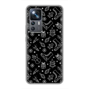 Новогодние, Праздничные Чехлы для Xiaomi 12T Pro - 2024 год (Новогодний фон)