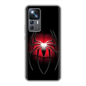 Чехол с человеком пауком для Xiaomi 12T Pro - (AlphaPrint) (Паук марвел)