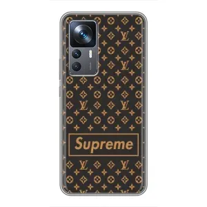 Чехол для Xiaomi 12T Pro с картинкой Supreme (AlphaPrint) (Supreme LV)