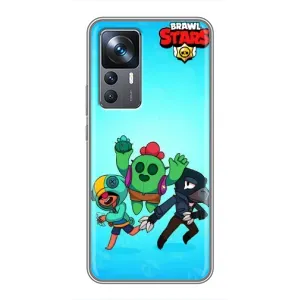 Чехлы Brawl Stars для Xiaomi 12T Pro (AlphaPrint) (Трио героев)