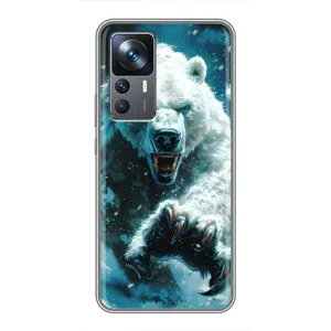 Чехол с картинкой «Хищники» для Xiaomi 12T Pro (Полярный медведь)