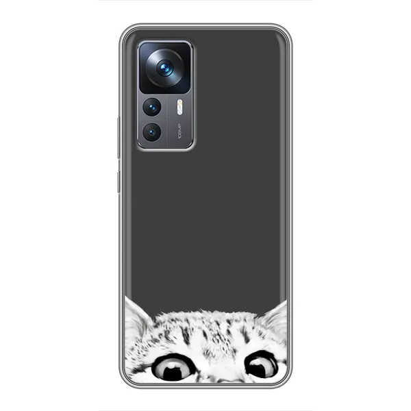 Чохол з принтом «Виглядає котик» для Xiaomi 12T Pro