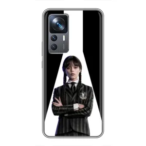 Чехлы Венсдей на Xiaomi 12T Pro Уэнсдей (AlphaPrint) (W-Wednesday)