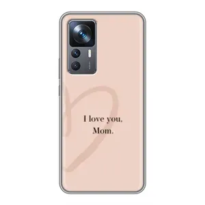 Чехлы для мамы на Xiaomi 12T Pro (Сердце маме)
