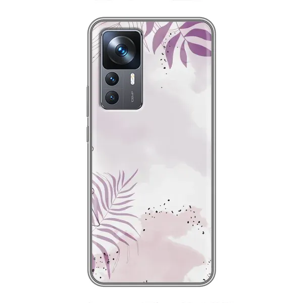 Чехол с принтом «Фиолетовые листья» для Xiaomi 12T