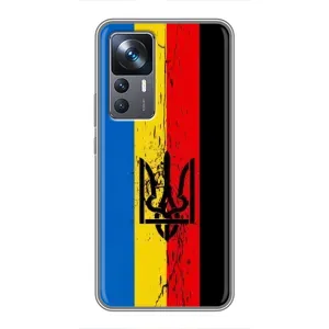 Украинские Чехлы для Xiaomi 12T с картинкой УПА (AlphaPrint) (Прапор УПА)