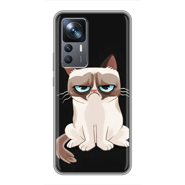 Чохол з принтом «Сумний кіт» для Xiaomi 12T