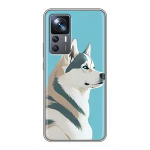 Чохол з Хаскі Xiaomi 12T - (AlphaPrint) (Хаскі арт)