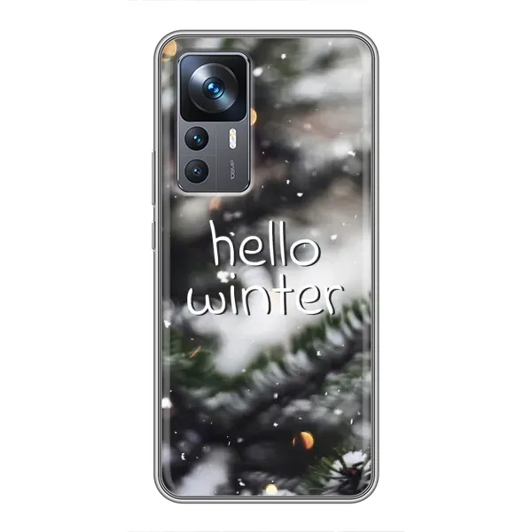 Чехол с принтом «Hello winter» для Xiaomi 12T