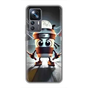 Чехол с мемом Тралалело тралала на Xiaomi 12T (Капучино асасино)