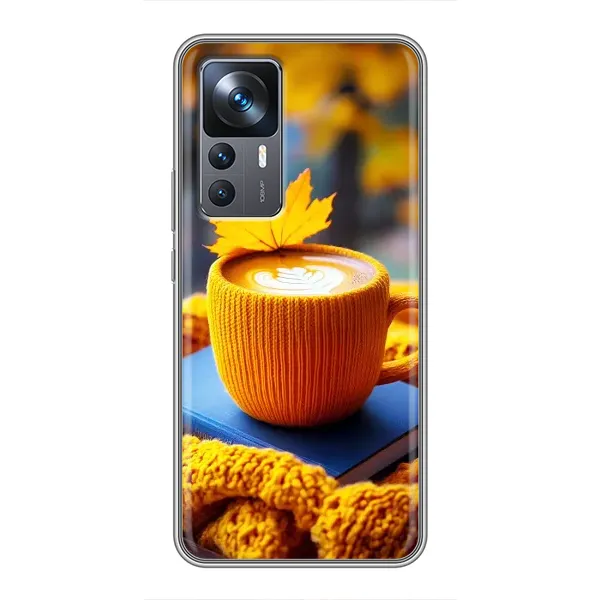Чехол с принтом «Кофе на желтом пледе» для Xiaomi 12T