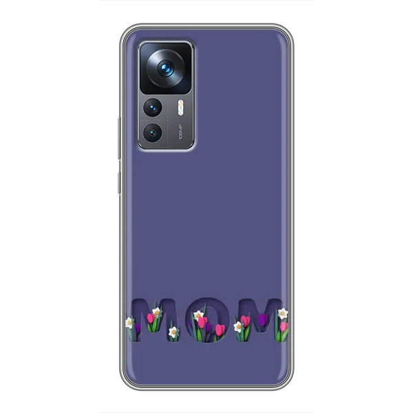 Чехол с принтом «Мама в цветах» для Xiaomi 12T