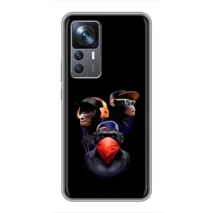 Чохол з Мавпами Xiaomi 12T - (AlphaPrint) (Три мавпи)