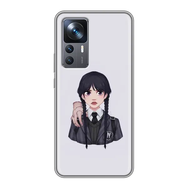 Чехол с принтом «Уэнздей и Вещь» для Xiaomi 12T Чехол с принтом «Уэнздей и Вещь» для Xiaomi 12T