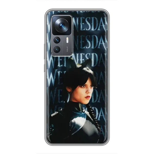 Чехол с принтом «Уэнздей кошка» для Xiaomi 12T Чехол с принтом «Уэнздей кошка» для Xiaomi 12T