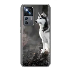 Чохол з Хаскі Xiaomi 12T - (AlphaPrint) (Вірний собака)