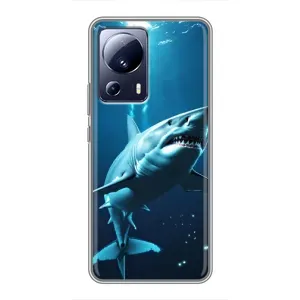 Чохол з картинкою 'Хижаки' для Xiaomi 13 Lite (Акула під водою)