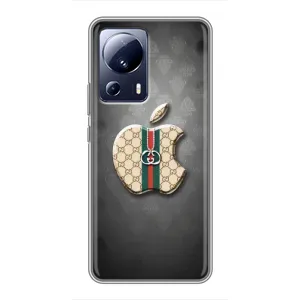 Чохли GUCCI для Сяомі 13 Лайт (AlphaPrint) (Apple gucci)