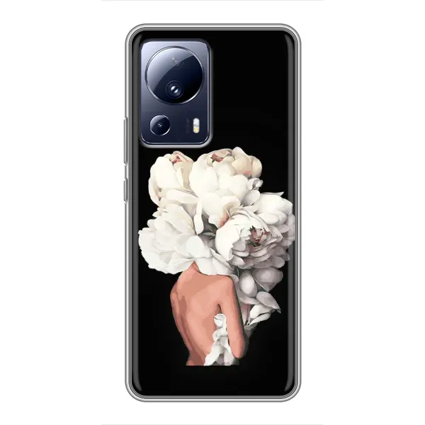 Чехол с принтом «Белые цветы» для Xiaomi 13 Lite Чехол с принтом «Белые цветы» для Xiaomi 13 Lite