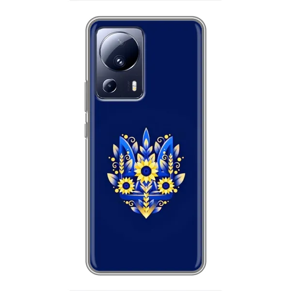 Чохол з принтом «Квітковий Герб» для Xiaomi 13 Lite