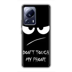 Чохол для Сяомі 13 Лайт - (AlphaPrint) з принтом (ТОП продажів) (Dont Touch)
