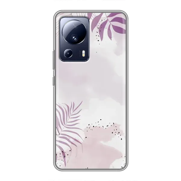 Чехол с принтом «Фиолетовые листья» для Xiaomi 13 Lite