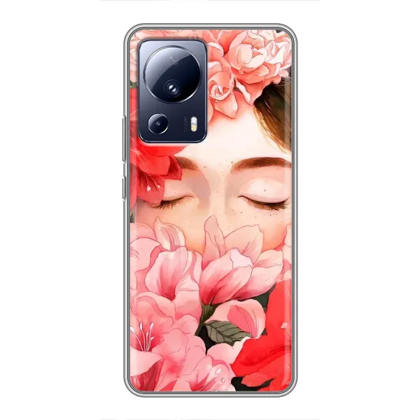 Чехол с принтом «Глаза в цветах» для Xiaomi 13 Lite Чехол с принтом «Глаза в цветах» для Xiaomi 13 Lite