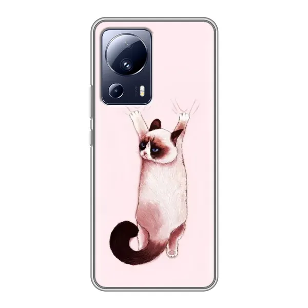 Чохол з принтом «Котик падає» для Xiaomi 13 Lite