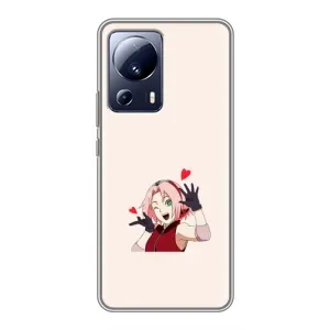 Чохли Персонажі Аніме Наруто для Xiaomi 13 Lite (AlphaPrint) (Лайк Сакура)