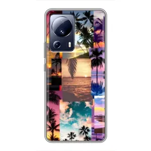 Силіконовий чохол з КАРТИНКАМИ літо для Xiaomi 13 Lite (AlphaPrint) (Літня відпустка)