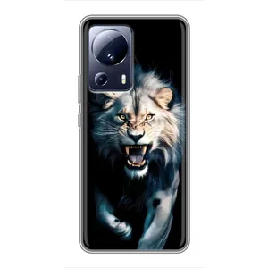Чохол з картинкою 'Хижаки' для Xiaomi 13 Lite (Лев у темряві)